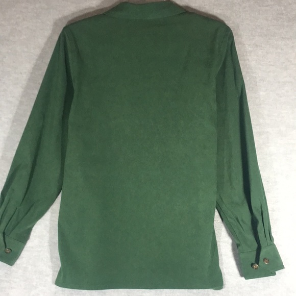 BOB MACKIE St. Patrick’s Day Oversized Relaxed Fit Suede Cloth Statement Piece - Picture 2 of 16